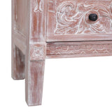 Sideboard with 2 Drawers 90x30x60 cm Solid Mahogany Wood - Low Angle