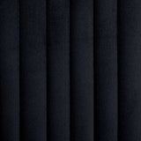 Dining Chairs 2 pcs Black Velvet - Close-Up Angle