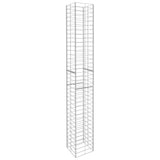 Gabion Baskets 3 pcs Galvanised Steel 25x25x197 cm