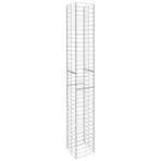 Gabion Baskets 3 pcs Galvanised Steel 25x25x197 cm