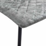 Dining Chairs 4 pcs Dark Grey Faux Leather