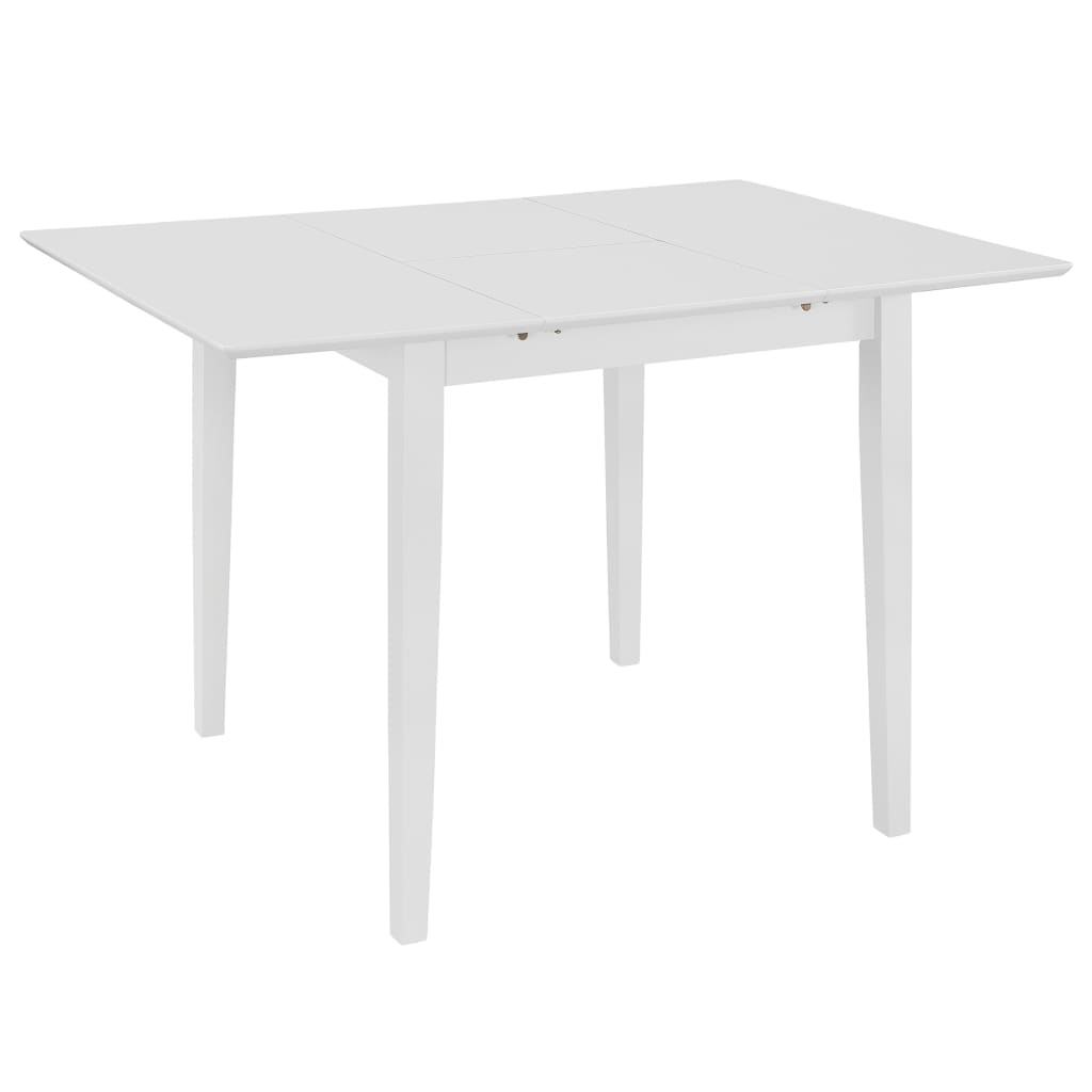 3 Piece Dining Set MDF White