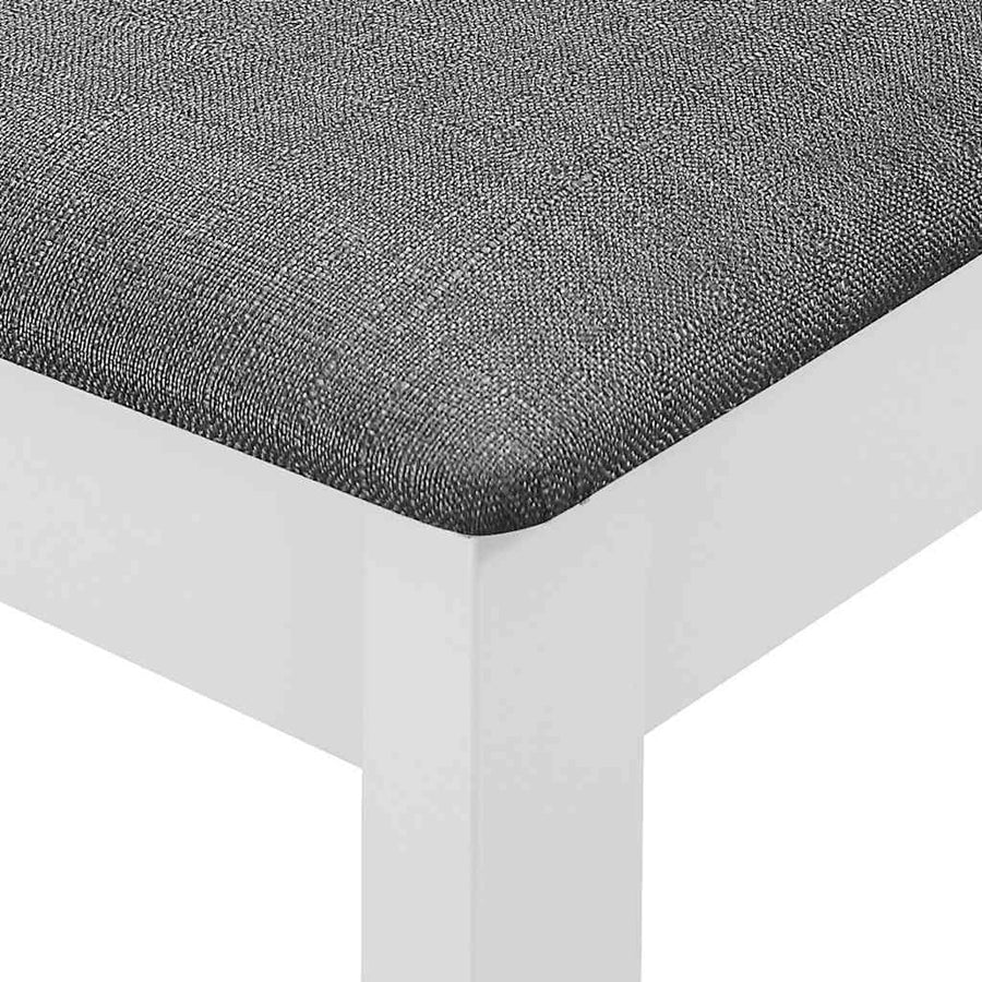 3 Piece Dining Set MDF White