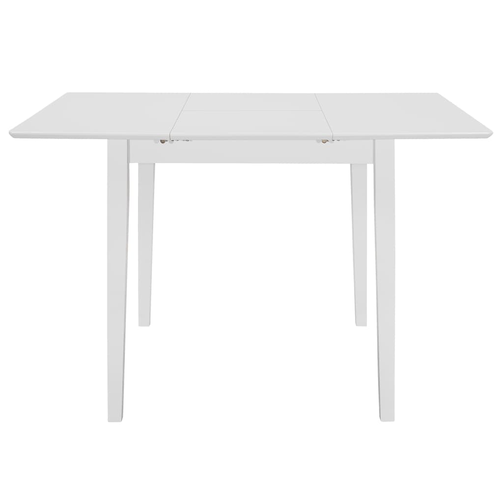 3 Piece Dining Set MDF White