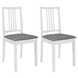 3 Piece Dining Set MDF White