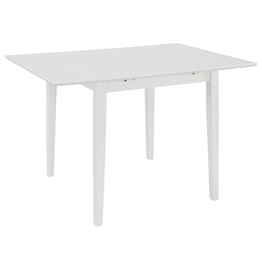 5 Piece Dining Set MDF White