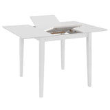 5 Piece Dining Set MDF White