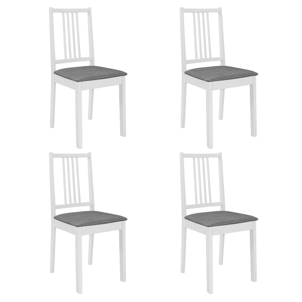 5 Piece Dining Set MDF White