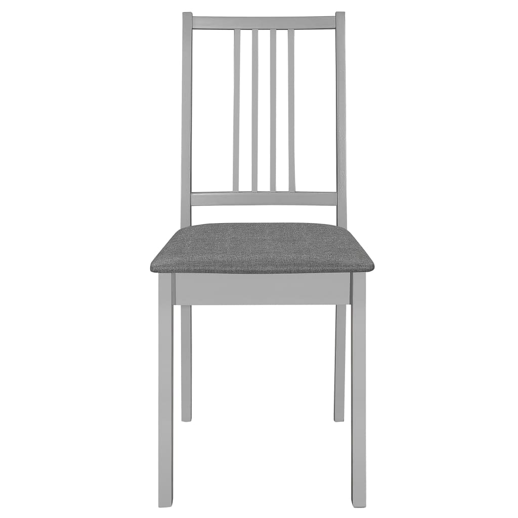5 Piece Dining Set MDF Grey