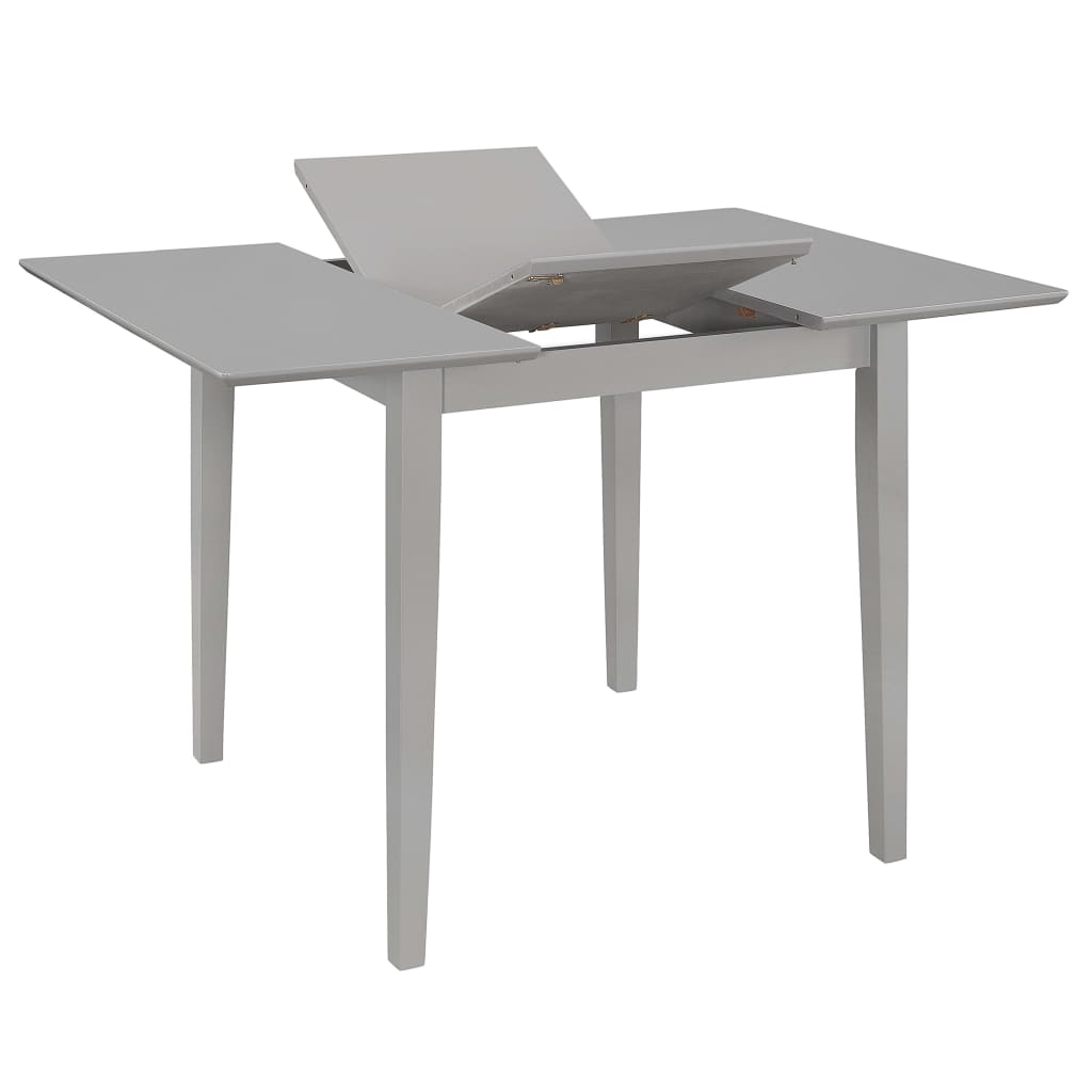 5 Piece Dining Set MDF Grey