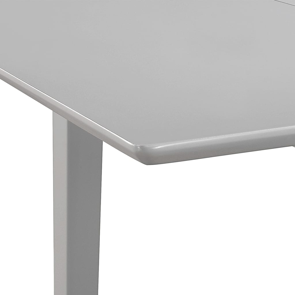 5 Piece Dining Set MDF Grey