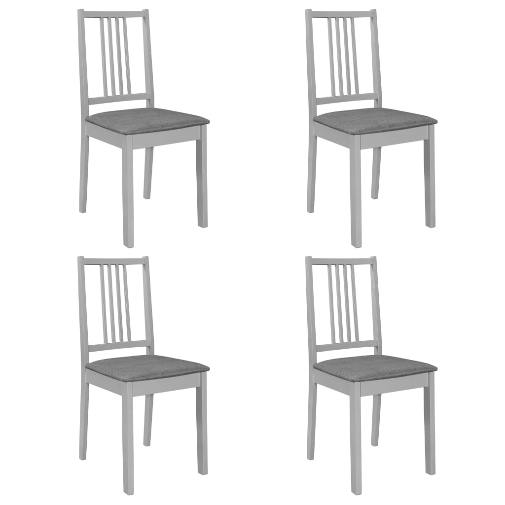5 Piece Dining Set MDF Grey