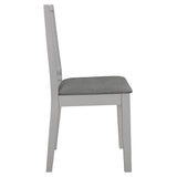 5 Piece Dining Set MDF Grey - Extra Image