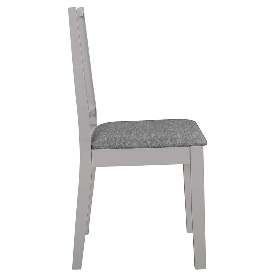 5 Piece Dining Set MDF Grey
