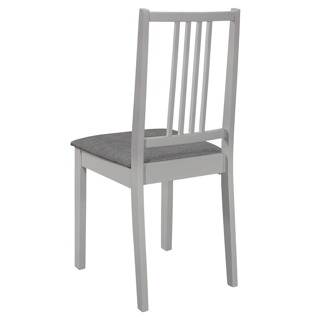 5 Piece Dining Set MDF Grey