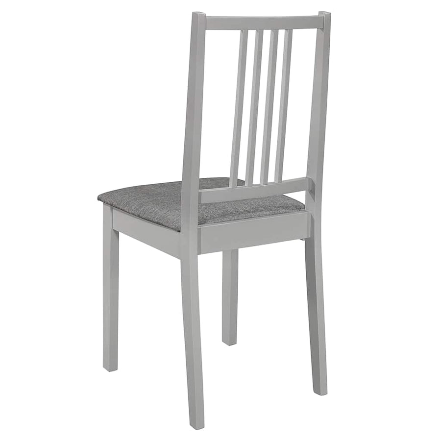 5 Piece Dining Set MDF Grey