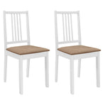 3 Piece Dining Set MDF White