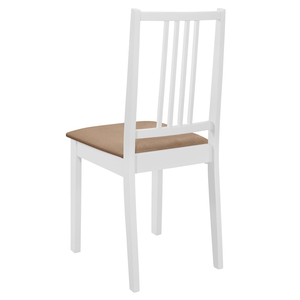 3 Piece Dining Set MDF White