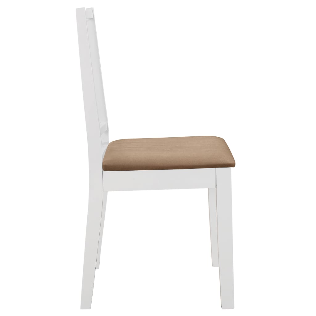 5 Piece Dining Set MDF White