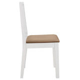5 Piece Dining Set MDF White - Extra Image
