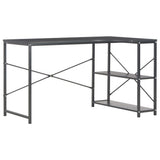 Computer Desk Black 120x72x70 cm - Front View