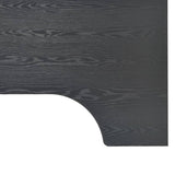 Computer Desk Black 120x72x70 cm - Close-Up Angle