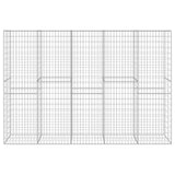 Gabion Wall with Cover Galvanised Steel 300x50x200 cm