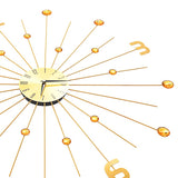 Wall Clock Metal 70 cm Golden - 45-Degree Angle