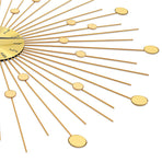 Wall Clock Metal 70 cm Golden