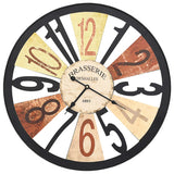 Wall Clock Metal 60 cm Multicolour - Front View