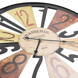 Wall Clock Metal 60 cm Multicolour - 45-Degree Angle