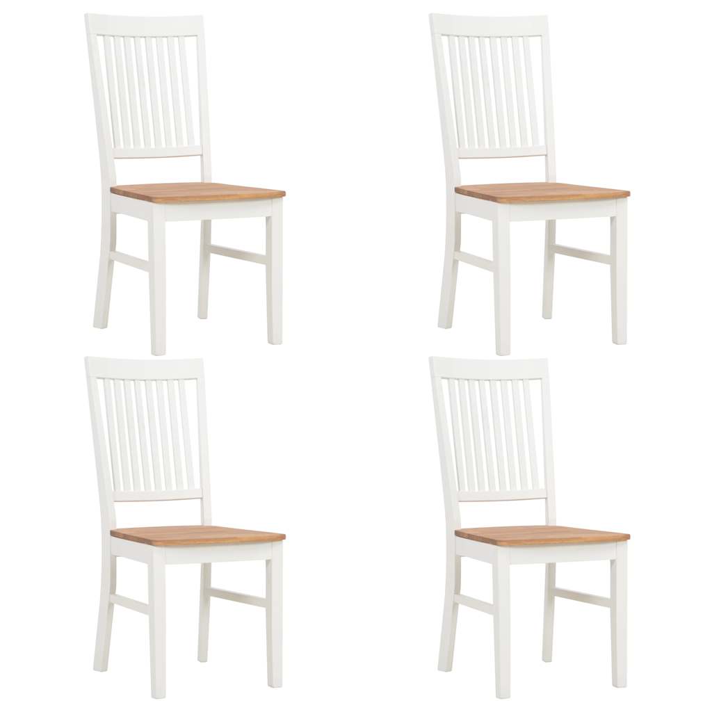 5 Piece Dining Set Solid Oak Wood
