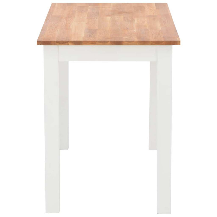 5 Piece Dining Set Solid Oak Wood