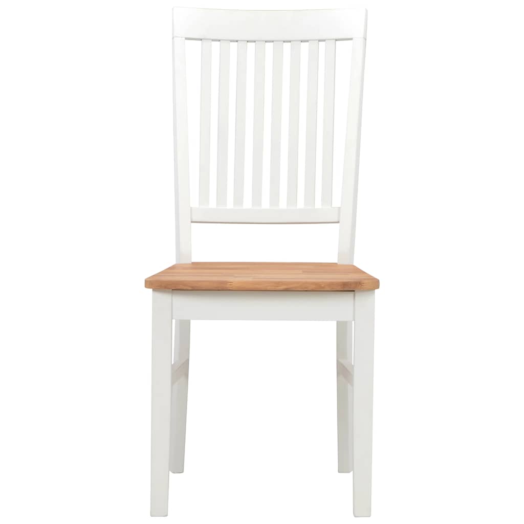 5 Piece Dining Set Solid Oak Wood