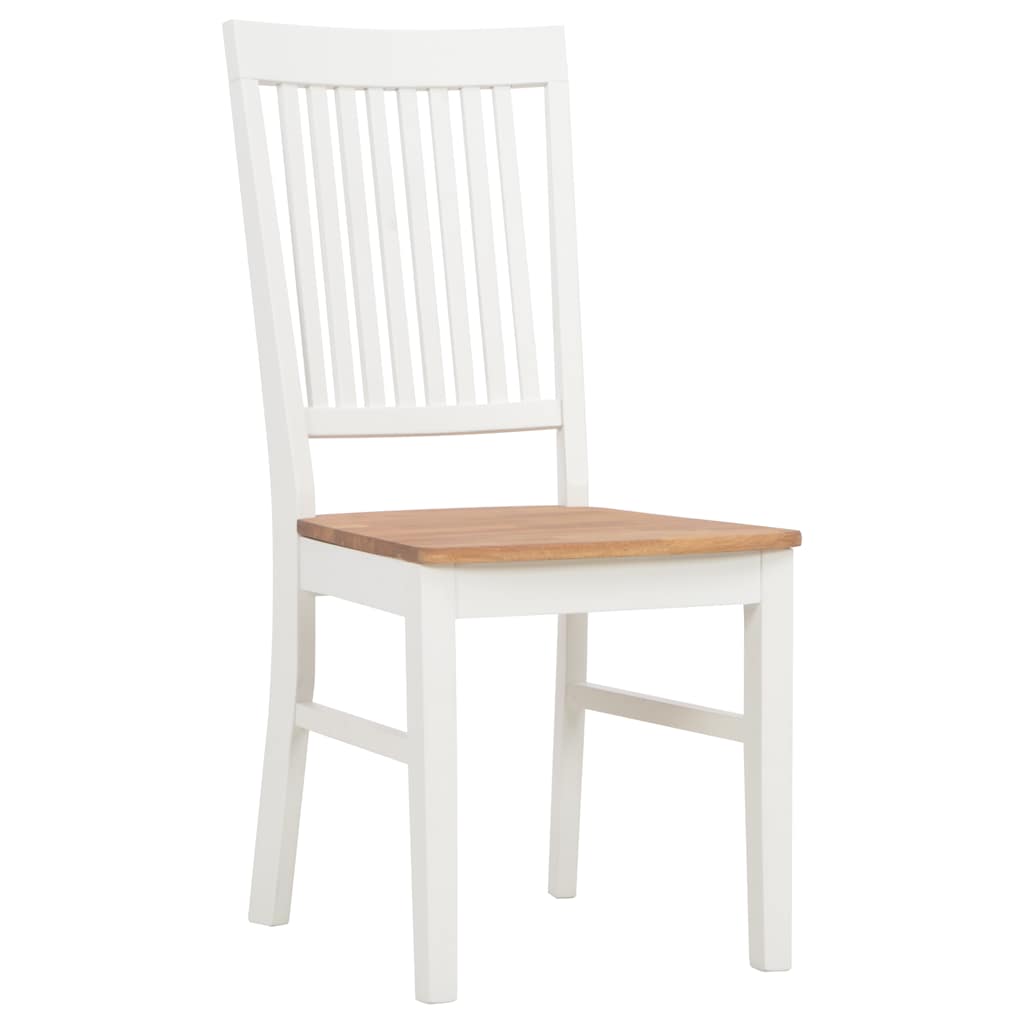 5 Piece Dining Set Solid Oak Wood