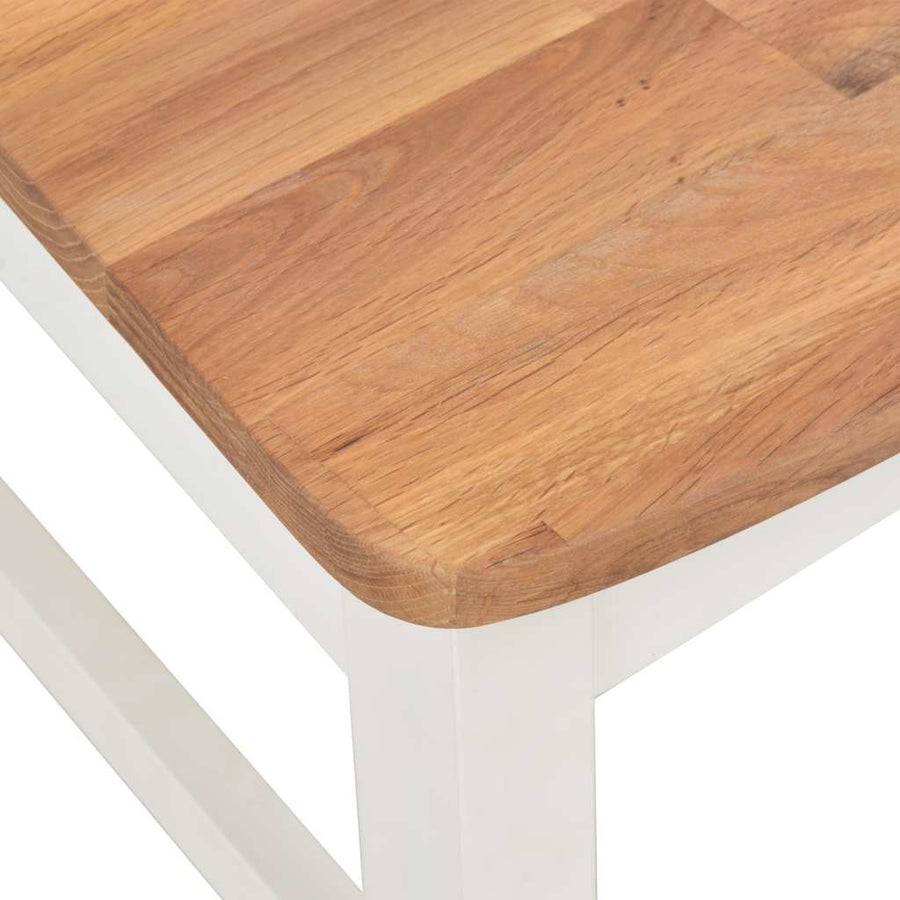 5 Piece Dining Set Solid Oak Wood
