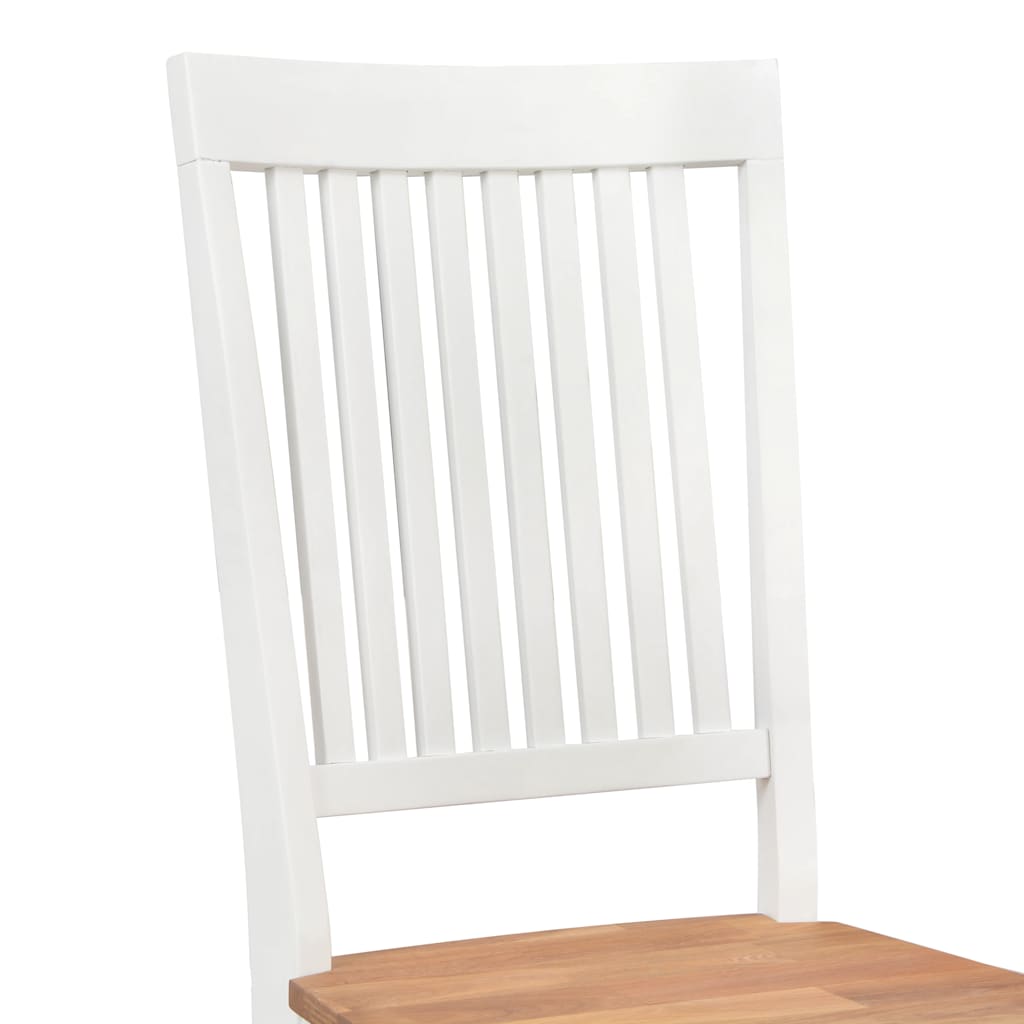 5 Piece Dining Set Solid Oak Wood