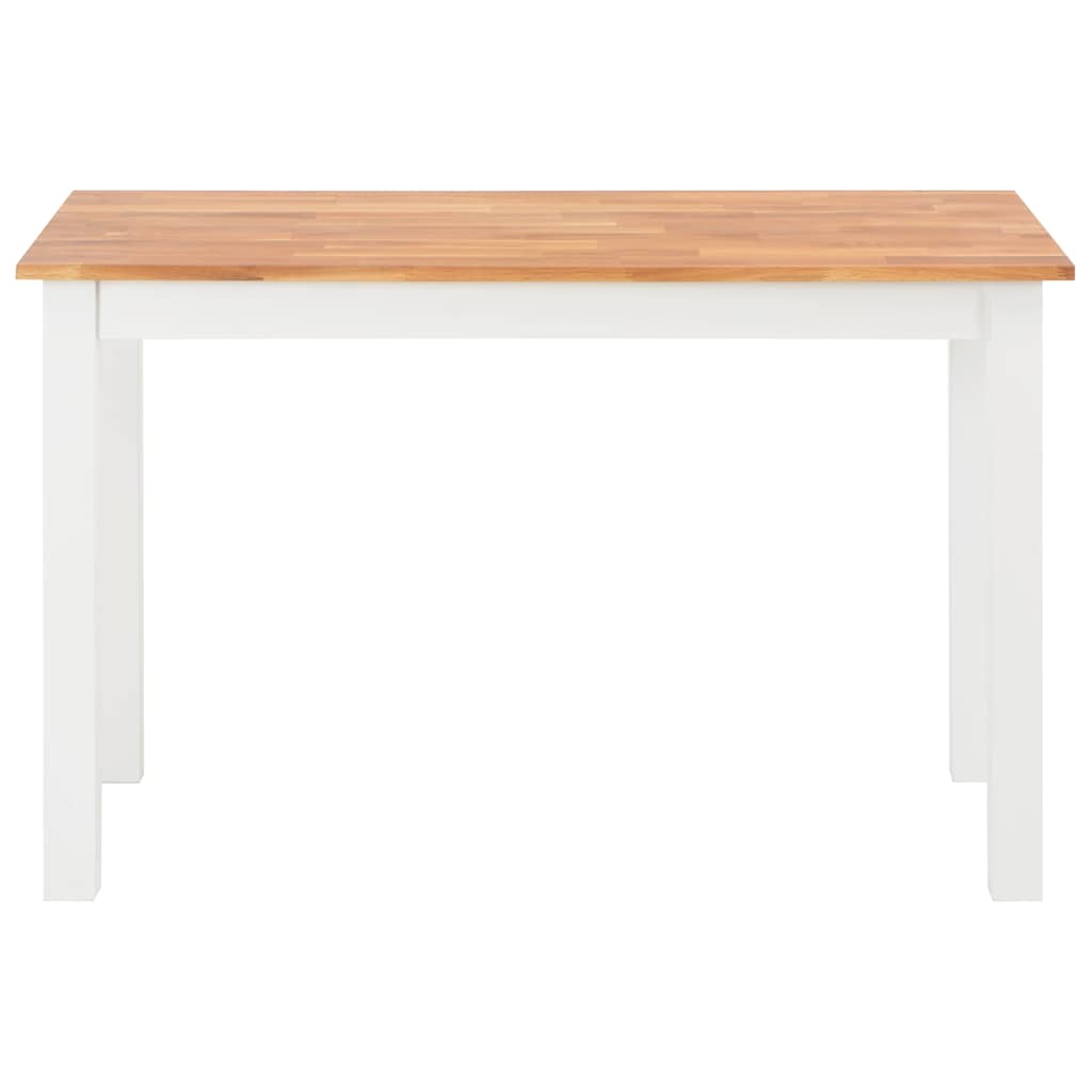 5 Piece Dining Set Solid Oak Wood