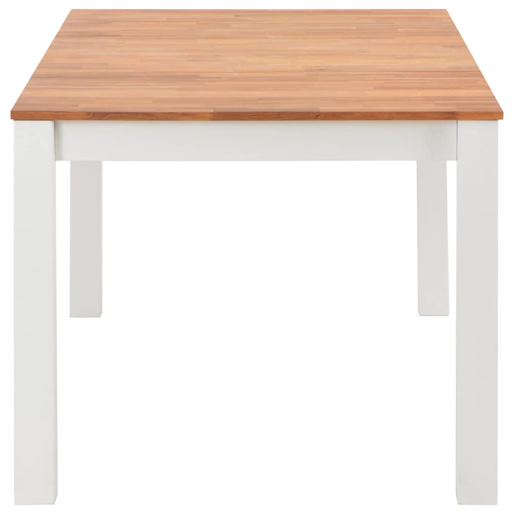 7 Piece Dining Set Solid Oak Wood