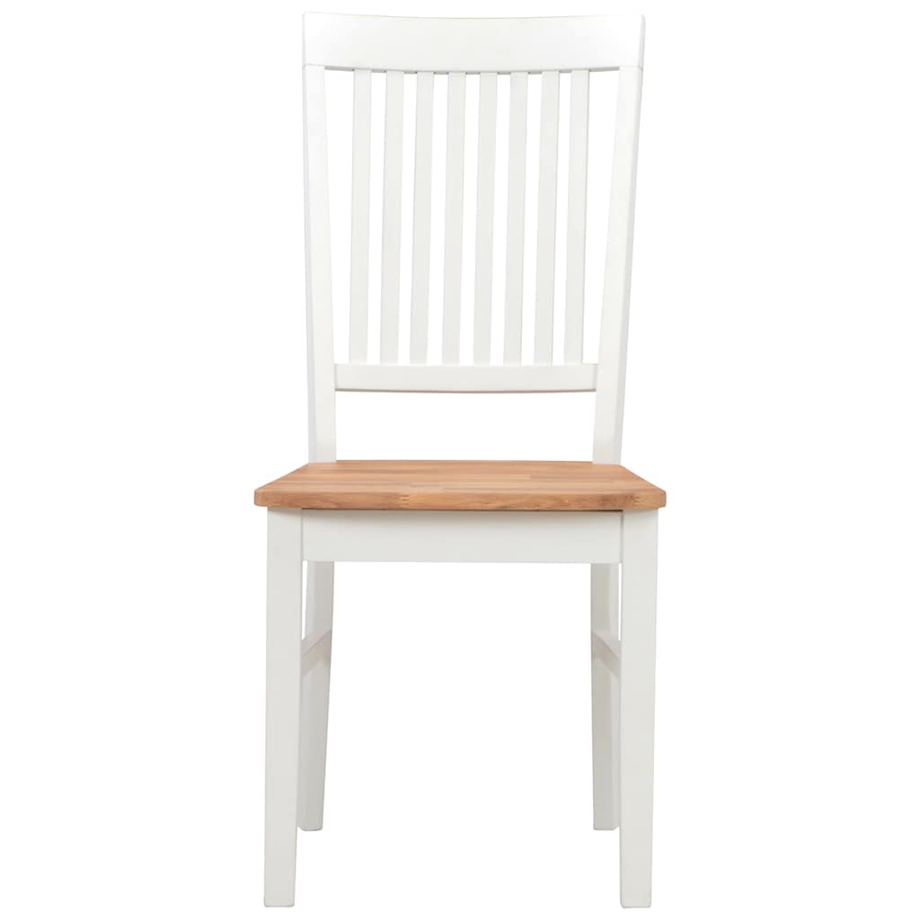 7 Piece Dining Set Solid Oak Wood
