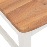 7 Piece Dining Set Solid Oak Wood