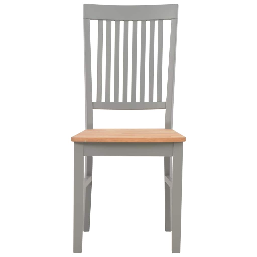7 Piece Dining Set Solid Oak Wood