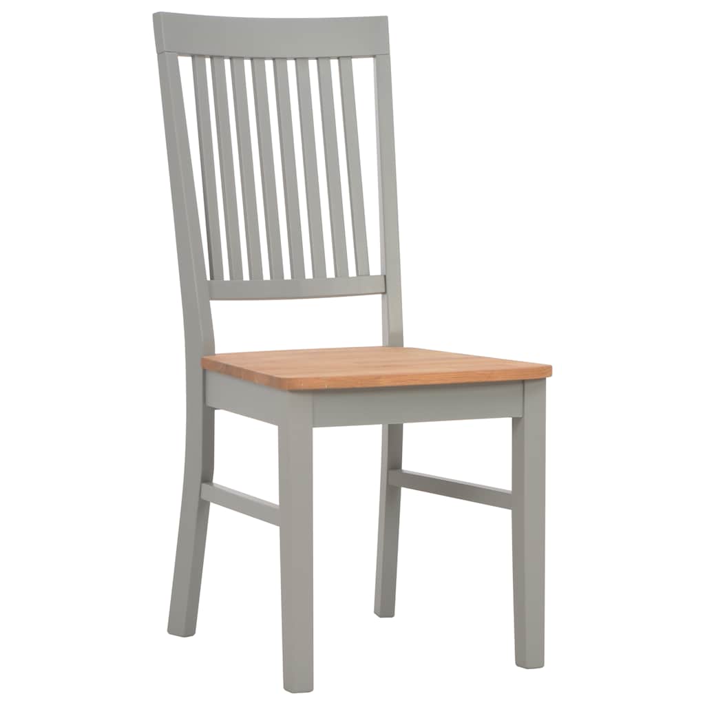 7 Piece Dining Set Solid Oak Wood