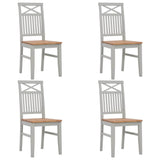 5 Piece Dining Set Solid Oak Wood