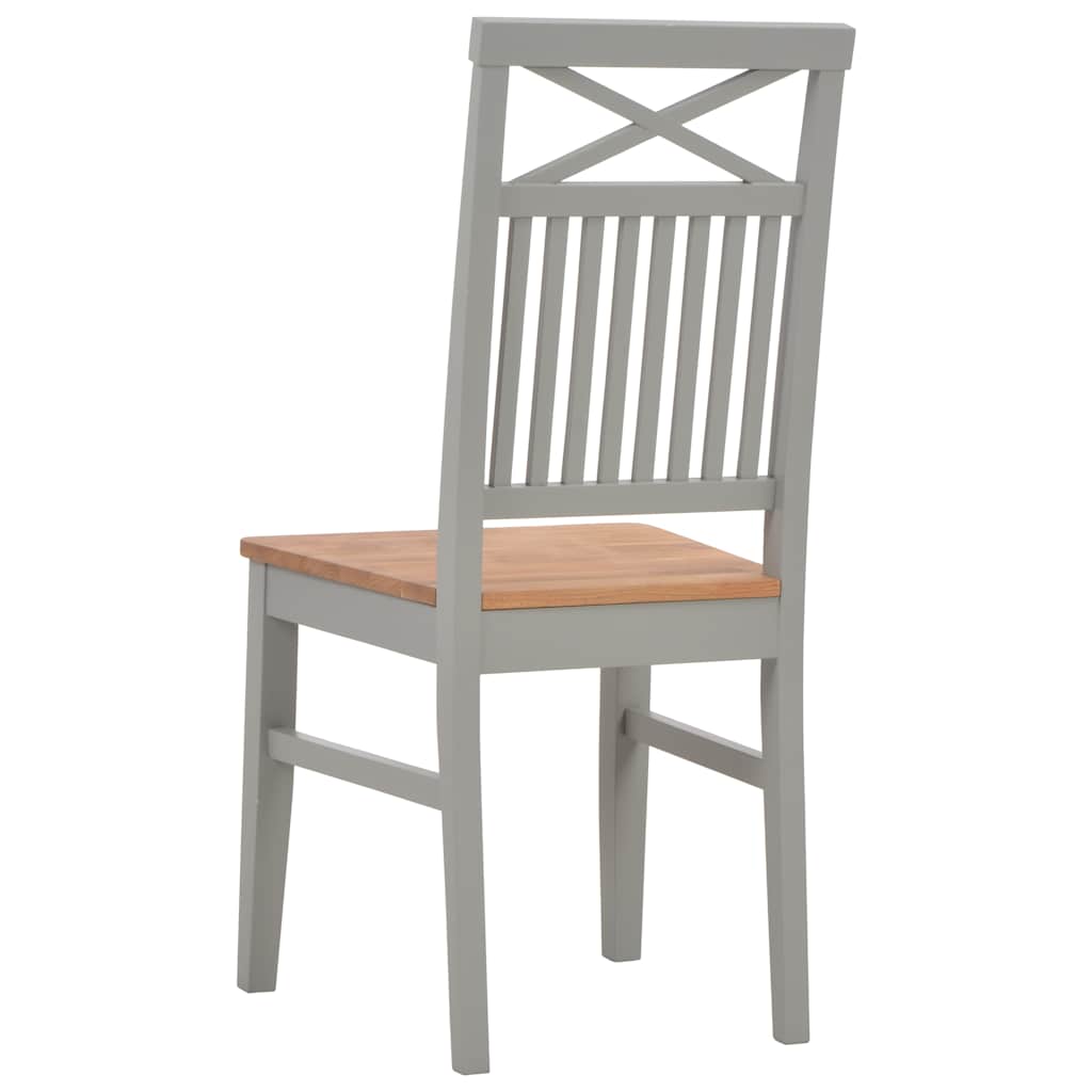 5 Piece Dining Set Solid Oak Wood