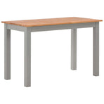 5 Piece Dining Set Solid Oak Wood