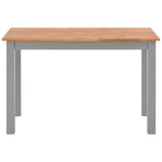 5 Piece Dining Set Solid Oak Wood