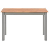 5 Piece Dining Set Solid Oak Wood - Extra Image