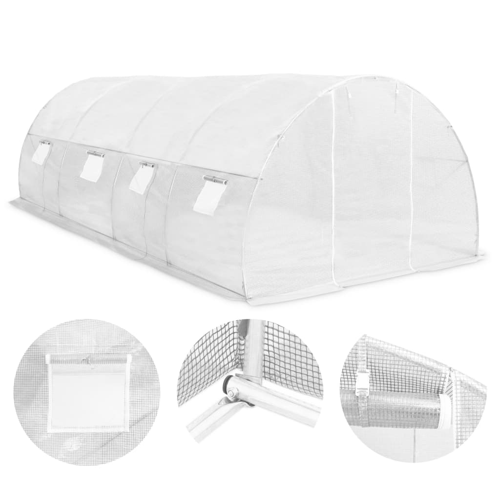Greenhouse 18 m? 600x300x200 cm