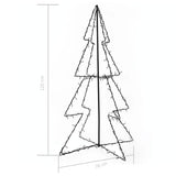 Christmas Cone Tree 160 LEDs Indoor and Outdoor 78x120 cm - Top-Down View
